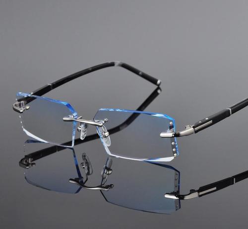 无框眼镜是选树脂还是玻璃镜片？